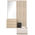 Έπιπλο Εισόδου Halesy Pakoworld Sonoma-Λευκό 67x35.5x179.3εκ