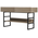 Κονσόλα Vien Pakoworld σε Sonoma-Μαύρη Απόχρωση 139x43x75.5εκ