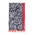 Ble Φουλαρι/παρεο Μαυρο/λευκο με Κοκκινα Φουντακια 100χ180 (100% Cotton)