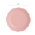 Click S/12 Πιατο Σουπας Πορσελανινο ροζ φ22