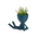 Click Φυτό Σε Γλαστράκι Διάφορα Σχέδια Πλαστικό 5 Χρώματα 15x7x14 6-85-033-0001