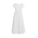 Ble Φορεμα Μακρυ σε Λευκο Χρωμα με Ανοιγμα στη Πλατη ονε Size (100% Cotton)