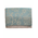 Ble Τσαντακι/φακελος Ψαθινο σε Πρασινο/μπλε Χρωμα Ομπρε με Χρυσες Λεπτομερειεσ24χ1χ17