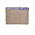Ble Τσαντακι/φακελος Ψαθινο σε μωβ Χρωμα με Χρυσα Σχεδια 24χ1χ17