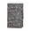 Ble Φουλαρι σε Μαυρο Χρωμα με Γεωμετρικα Σχεδια 180x60 (100% Crepe)