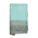 Ble Φουλαρι σε Πρασινο/μπλε Χρωμα Ομπρε με Χρυσες Λεπτομερειες 180x60 (100% Crepe)