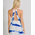 Ble Φορεμα Amaniko σε Μπλε/λευκο Χρωμα tie dye one Size (100% Rayon Crepe)