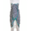 Ble Φουλαρι/παρεο Ασπρομαυρο με Σχεδια και Βεραμαν Κροσσια 100χ180 (100% Cotton)