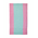 Ble Πετσετα Θαλασσης Διπλης Οψης σε Πρασινο/ροζ Χρωμα με Σχεδια 1000x180 (100% Cotton)
