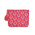 Ble Τσαντακι Υφασματινο Κοκκινο με Σχεδια (50%cotton 50% Polyester)