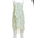 Ble Φουλαρι/παρεο Λευκο με Πρασινα Λουλουδια 100x180 (100% Cotton)