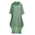 Ble Φορεμα με Κοντο Μανικι σε Γαλαζιο Χρωμα one Size (100% Linen)