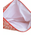 Ble Τσανταki Υφασματινo Κοκκινο με Λευκα Σχεδια kai Λουρακι 30x5x20 (50%cotton 50% Polyester)