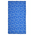 Ble Πετσετα Θαλασσης Διπλης Οψης Μπλε με Λευκα Λουλουδια 100x180 (100% Cotton)