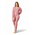 Πιτζαμα Γυναικεια Plus Size Με Κουμπια Pink Spotted Ροζ