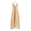 Ble Φορεμα Μακρυ Εξωπλατο σε Μπεζ Χρωμα one Size (100% Cotton)