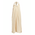 Ble Φορεμα Μακρυ Εξωπλατο σε Μπεζ Χρωμα με Μπεζ Κορδονια one Size (100% Cotton)