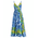 Ble Φορεμα Μακρυ Αμανικο Μπλε με Λεμονια one Size (100% Cotton)