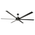 Ανεμιστηρας Οροφης Μαυρος Φ183 55w 6 Φτερωτες και Κοντρολ dc Μοτερ