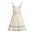 Ble Φορeμα Konto Amaniko σε Εκρου Χρωμα με Μπεζ Λεπτομερειες one Size (100% Cotton)