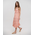 Ble Φορεμα Μακρυ Αμανικο σε Σομον Χρωμα me Lurex one Size (100% Viscose)