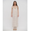 Ble Ολοσωμη Φορμα Μακρια Αμανικη σε Λευκο Χρωμα με Lurex one Size(100% Viscose)