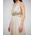 Ble Φορεμα Μακρυ Εξωπλατο Μπεζ με Χρυσα Κορδονια one Size (100% Rayon)