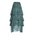 Ble Φουστα Μακρια με Βολαν σε Πρασινο Χρωμα με Σχεδια one Size ( Polysilk)