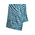 Ble Φουλαρι Μπλε ''ζεβρε'' με Ασημι/χρυσες Λεπτομερειες 180x60 (100% Crepe)