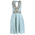 Ble Φορεμα Κοντο Αμανικο Μπλε/λευκο one Size (100% Cotton)