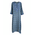 Ble Φορεμα Μακρυ Μπλε m/l (28%silk / 72%crepe)