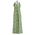 Ble Φορεμα Μακρυ Εξωπλατο Κυπαρισσι με Χρυσες Λεπτομερειες one Size (100%crepe)