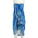 Ble Φουλαρι/παρεο Μπλε με Ματια και Χρυσα Σχεδια 100χ180 (100% Cotton)
