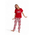 Πιτζάμα γυναικεία με μακρύ παντελόνι Hello Kitty Playful Κόκκινο