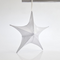 Αστερι Υφασματινο, Λευκο Μεταλλικο, 40cm