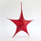 Αστερι Υφασματινο, Κοκκινο Μεταλλικο, 80cm