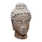 Επιτραπέζιο Διακοσμητικό Βούδας Rolia Inart Γκρι Terracotta 16x16x28εκ
