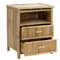 Κομοδίνο Ofra Pakoworld Bamboo Φυσικό 56x46x69εκ
