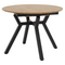 Tραπέζι Frances Pakoworld Επεκτεινόμενο mdf Sonoma-Μαύρο 100-140x100x75εκ