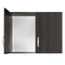 Πατάρι Ντουλάπας Zelia Pakoworld Δίφυλλο Wenge eo 79x42x60εκ