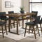 Τραπέζι Μπαρ Tenor Pakoworld Φυσικό Ξύλο Rubberwood-μdf Καρυδί 150x90x91.5εκ