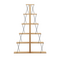 Βιβλιοθήκη Mini Tars Pakoworld Sonoma-Μαύρο 130x22x146εκ