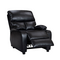 Πολυθρόνα Relax με Ποτηροθήκη Gartia Pakoworld Μαύρο pu 79x94x102εκ