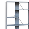 Βιβλιοθήκη Tars Pakoworld Γκρι-Μαύρο 84x25.5x154.5εκ