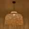 Φωτιστικό Οροφής Ziquel Inart Rattan σε Φυσική Απόχρωση Φ60x99εκ