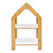Ραφιέρα Montessori Zoilen Pakoworld Φυσικό-Λευκό-Μπλε mdf 50x30x80εκ