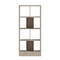 Βιβλιοθήκη Dividre Pakoworld Sonoma oak Μελαμίνης 80x30x181εκ