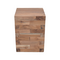 Βοηθητικό Τραπέζι Werzy Inart Φυσικό Μασίφ Ξύλο Teak 35x35x49εκ