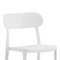 Καρέκλα Amvroan Pakoworld με uv Protection Λευκό pp 51x49x79.5εκ