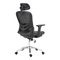 Καρέκλα Γραφείου Εργασίας Mergi Pakoworld Μαύρο Mesh 62x63x120εκ